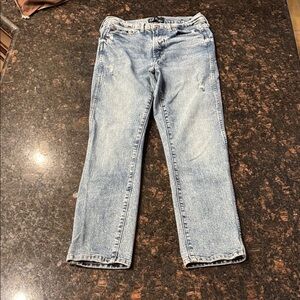 GAP High Rise Vintage  Slim Light Blue Denim Jeans 4